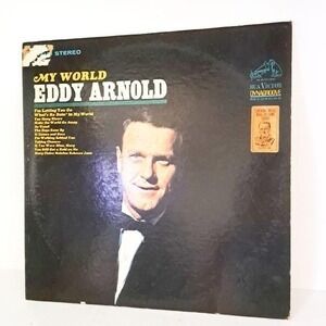 Eddy Arnold My World Vinyl LP RCA Victor Country Music Vintage Album‎ Dynagroove